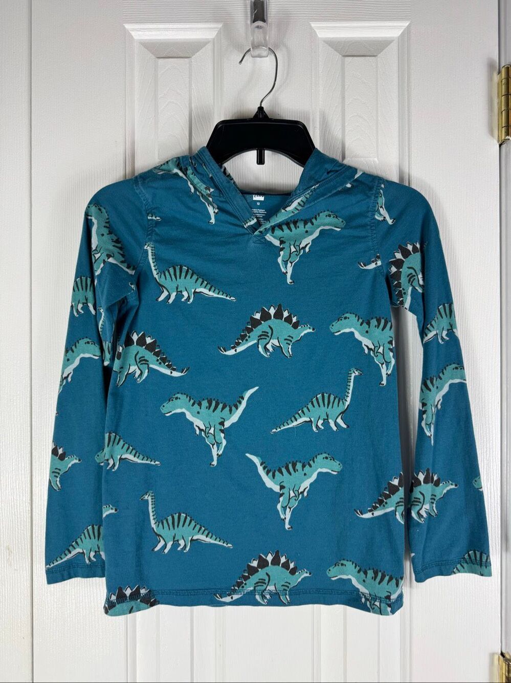 Tea Collection Boys Hooded Shirt Size 12